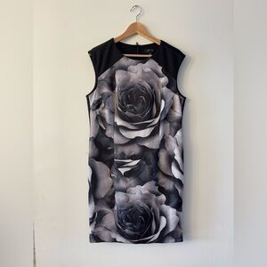 Tahari floral printed dress. Worn twice. Good condition!